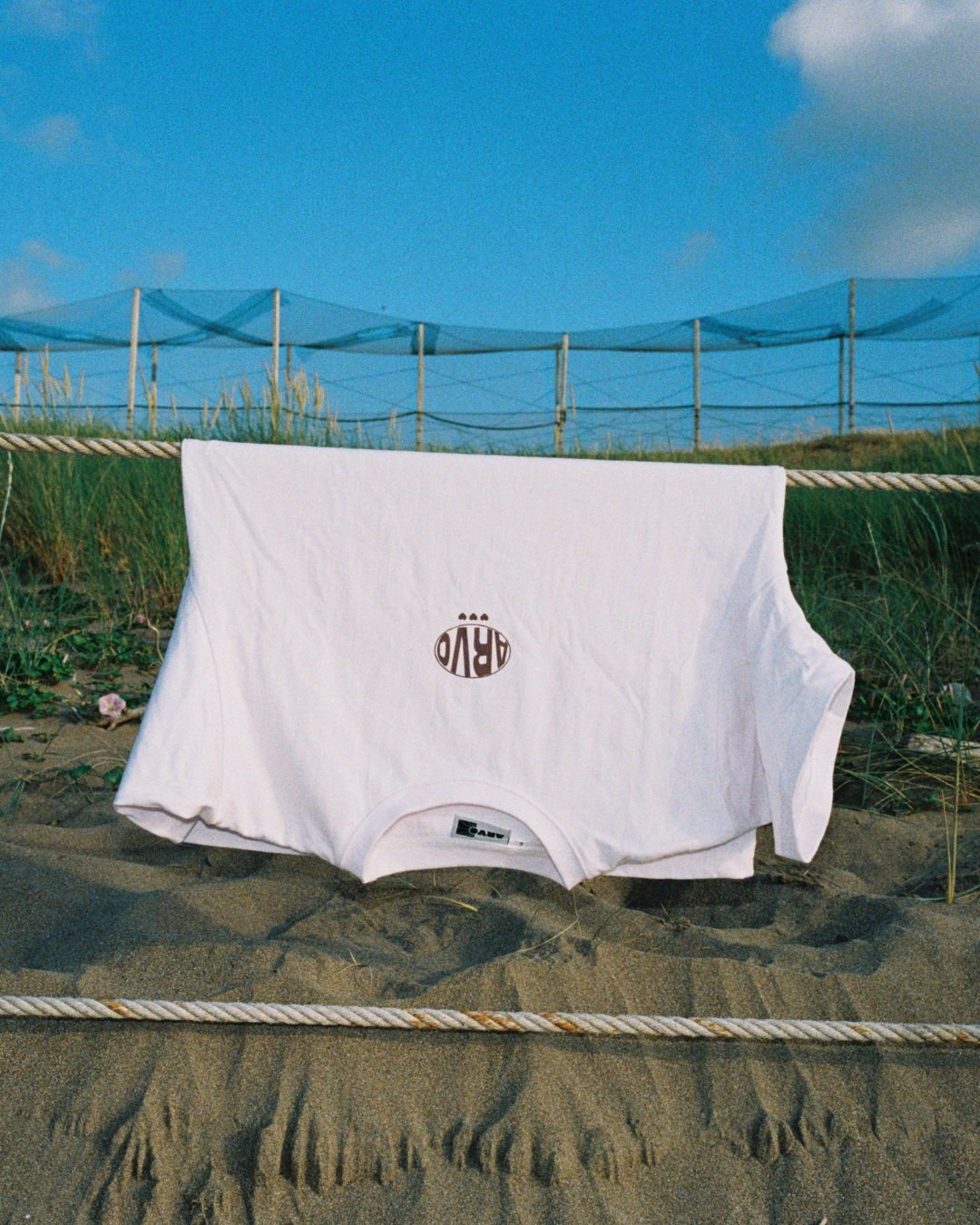 White Oval Tee