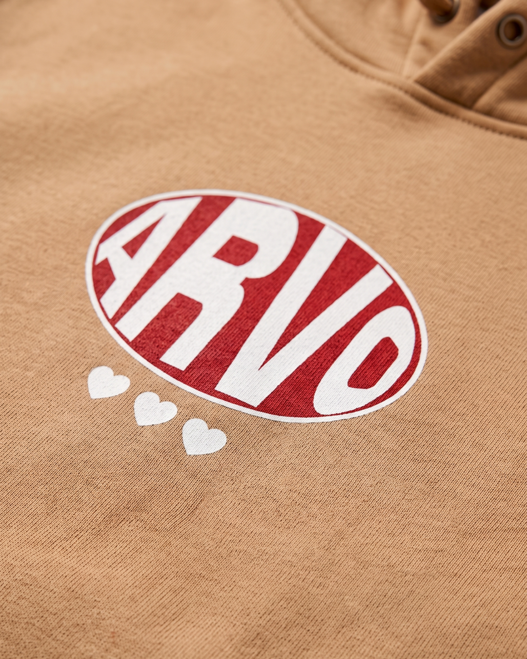 Camel Oval Hoodie