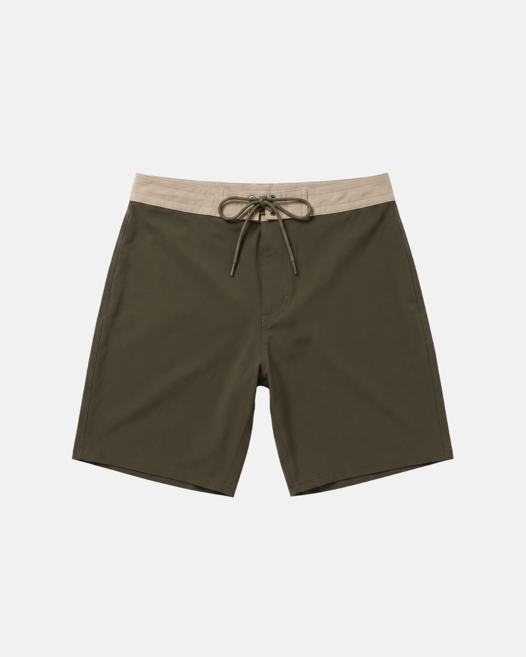 Army Green Oval patch Boardshorts