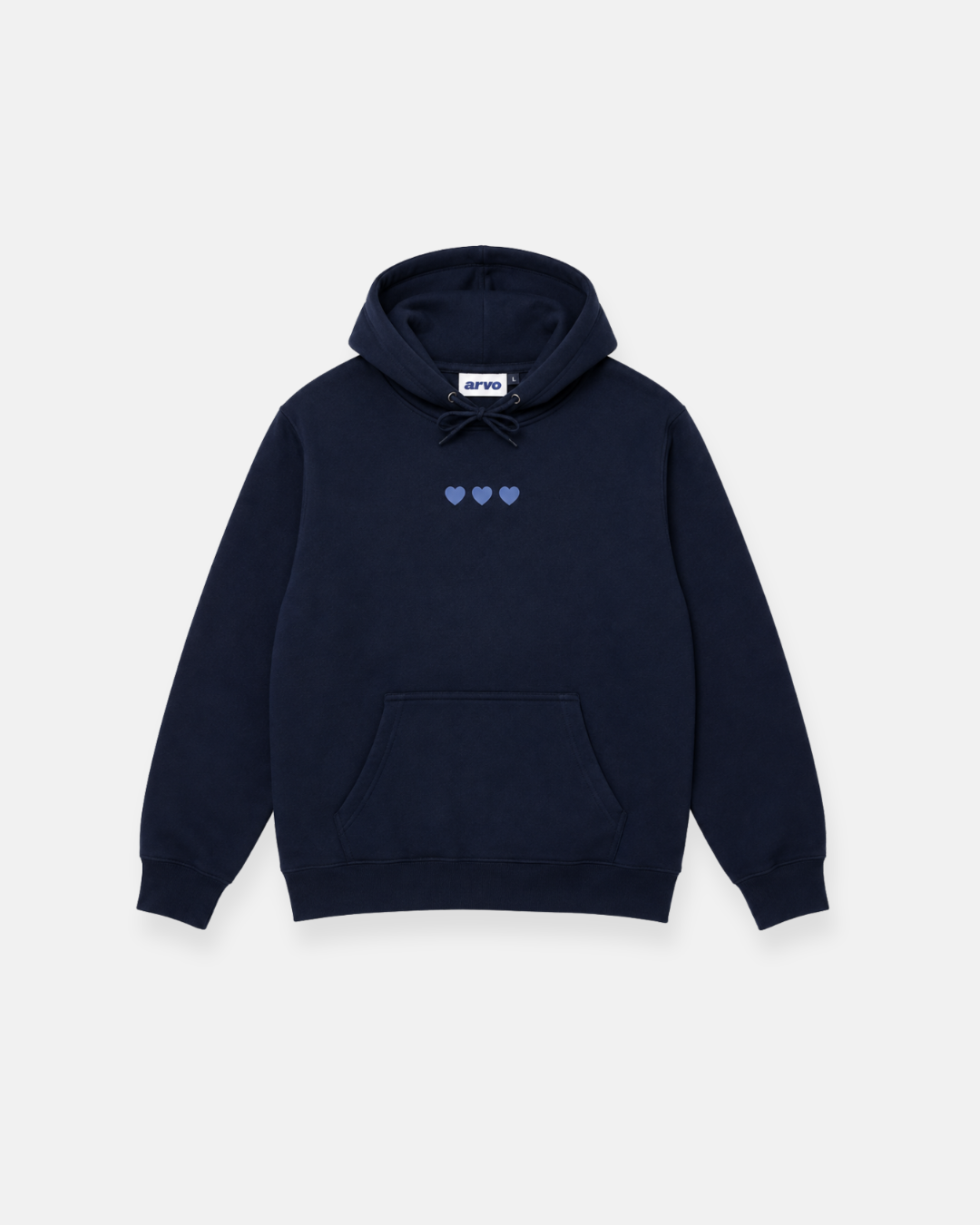 Navy Hearts Hoodie