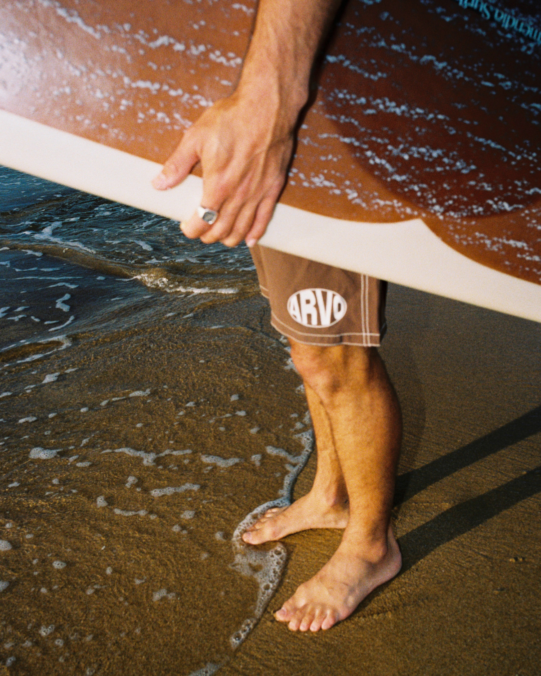 Brown Oval Boardshorts