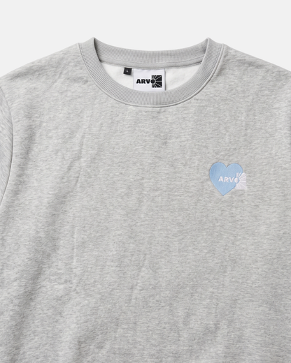Heather Gray Love Crew