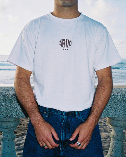 White Oval Tee